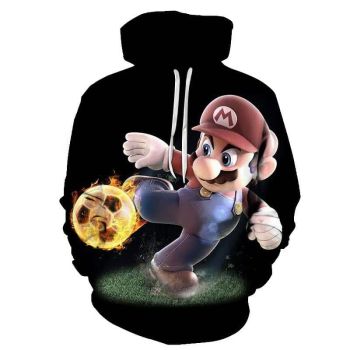 Games Super Mario Hoodies DQS Smash Brother 3D Hoodie Outerwear
