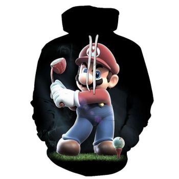 Games Super Mario Hoodies DQS Smash Brother 3D Hoodie Outerwear