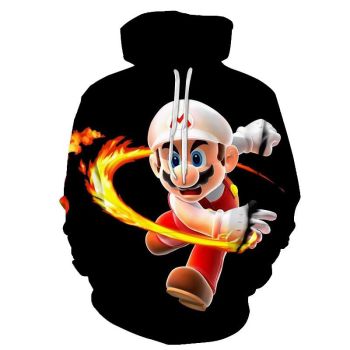 Games Super Mario Hoodies DQS Smash Brother 3D Hoodie Outerwear