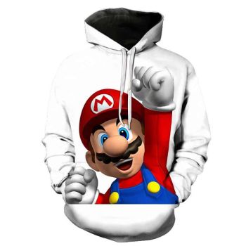 Games Super Mario Hoodies DQS Smash Brother 3D Hoodie Outerwear