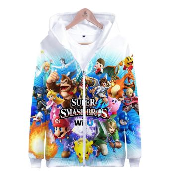 Games Super Mario Hoodies DQS Smash Brother 3D Hoodie Outerwear
