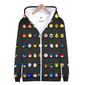 Games Super Mario Hoodies DQS Smash Brother 3D Hoodie Outerwear
