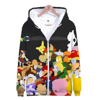 Games Super Mario Hoodies DQS Smash Brother 3D Hoodie Outerwear