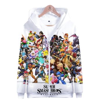 Games Super Mario Hoodies DQS Smash Brother 3D Hoodie Outerwear