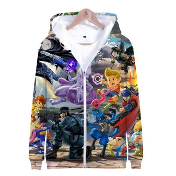 Games Super Mario Hoodies DQS Smash Brother 3D Hoodie Outerwear