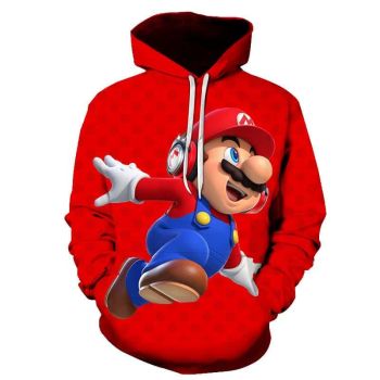 Games Super Mario Hoodies DQS Smash Brother 3D Hoodie Outerwear
