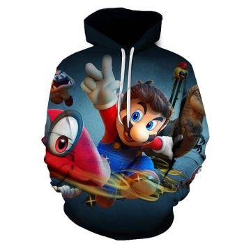 Games Super Mario Hoodies DQS Smash Brother 3D Hoodie Outerwear