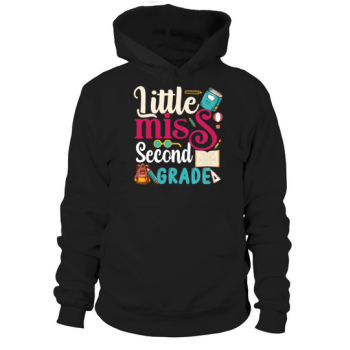 Kids Little Miss Second Grade Back To School Hoodies