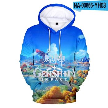 Genshin Impact 3D Hoodies Sweatshirts