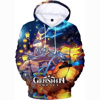 Genshin Impact Hoodies &#8211; 3D Game Pullover Hoodie