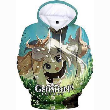 Genshin Impact Hoodies &#8211; 3D Game Pullover Hoodie
