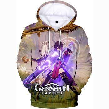 Genshin Impact Hoodies &#8211; 3D Game Pullover Hoodie