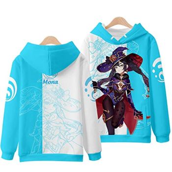 Genshin Impact Hoodies &#8211; 3D Hooded Pullover Long Sleeve Casual Streetwear