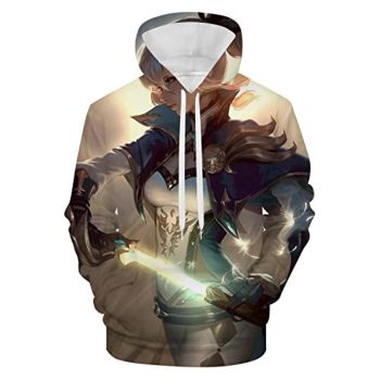 Genshin Impact Hoodies &#8211; Jean 3D Game Pullover Hooded Sweatshirt