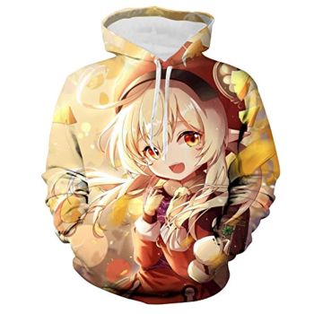 Genshin Impact Hoodies &#8211; Klee 3D Game Pullover Hooded Sweatshirt