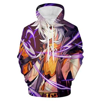 Genshin Impact Hoodies &#8211; Razor 3D Game Pullover Hoodie