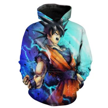 Goku Power Up Hoodie &#8211; Goku Dragon Ball Clothes