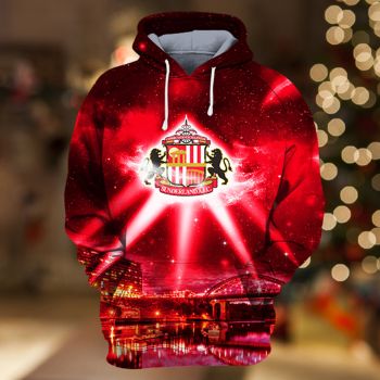 Street Style Red Lighting Pattern Lighting Hoodie