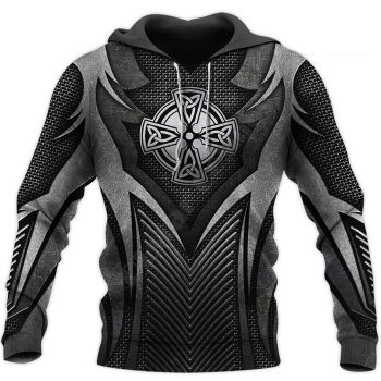 Cute Black Crosses Pattern Armor Hoodie