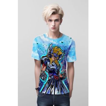 Cygnus Hyoga Blue Saint Seiya Shirt