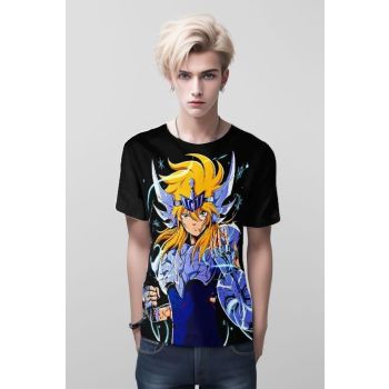 Cygnus Hyoga Black Saint Seiya Shirt