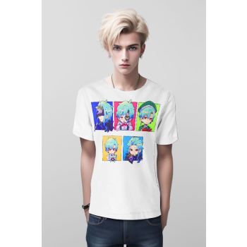 Sleek White Dottore From Genshin Impact Shirt - High-Quality Brilliance