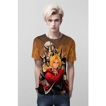 Rustic Brown Edward And Alphonse Elric From Fullmetal Alchemist Shirt - Embrace Humble Origins!