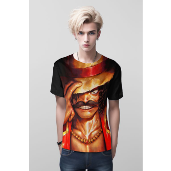 Gol D Roger: The Pirate King Orange Blaze Shirt - Embrace the Adventurous Spirit