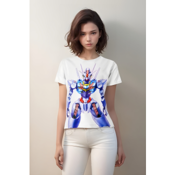 Gundam White Shirt - Embrace the Futuristic Elegance