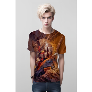 Gundam Shirt - Earthy Amber MechWarrior