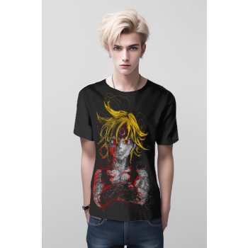 Bold Black Meliodas from Seven Deadly Sins Shirt