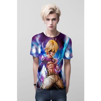 Regal Purple and Blue Meliodas From Seven Deadly Sins Shirt