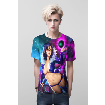 Mystic Blue and Regal Purple Merlin from Seven Deadly Sins Shirt