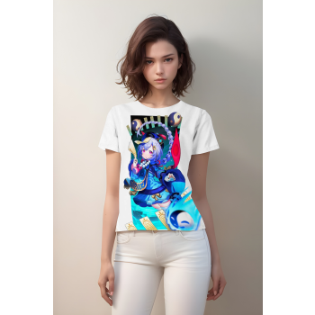 Eternal Serenity: Qiqi From Genshin Impact Shirt