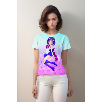 Enigmatic Sorceress: Sailor Saturn Sailor Moon Shirt