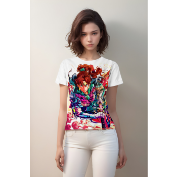 Sailor Jumpiter From Sailor Moon Shirt - White/Multicolor