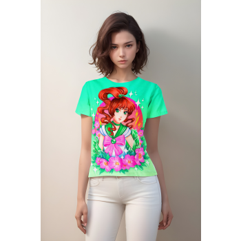 Sailor Jupiter From Sailor Moon Shirt - Green