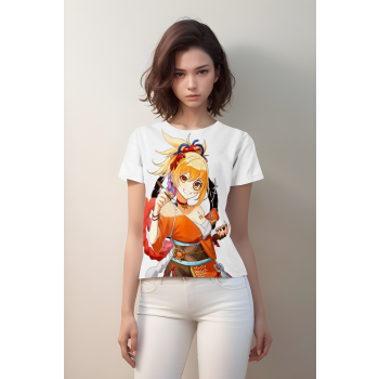 Celestial Archer - Pure White Yoimiya From Genshin Impact Shirt