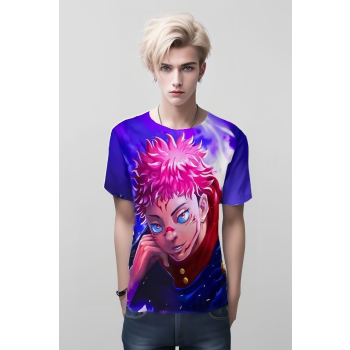 Cursed Resilience - Deep Blue Yuji Itadori From Jujutsu Kaisen Shirt