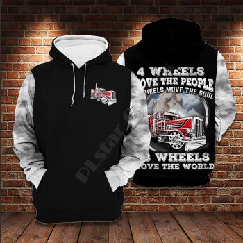  Cute Black Truck Pattern Car Hoodie