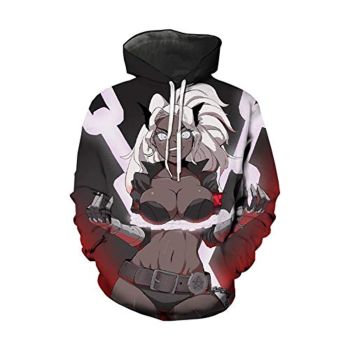 Helltaker Hoodies -Judgement Unisex 3D Pullover Hooded Sweatshirt