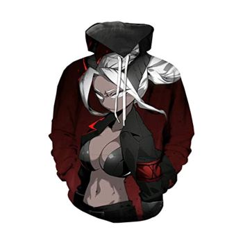 Helltaker Hoodies -Judgement Unisex 3D Pullover Hooded Sweatshirt