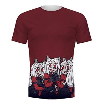 Helltaker Shirt &#8211; Short Sleeve Casual Tops T-Shirts for Adult and Kids