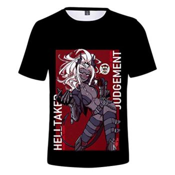 Helltaker Shirt &#8211; Short Sleeve Casual Tops T-Shirts for Adult and Kids