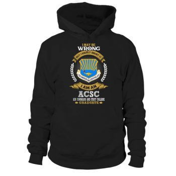 AIR COMMAND AND STAFF COLLEGE GRADUATE 2017 Hooded Sweatshirts