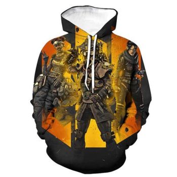 Hot Game Apex Legends Hoodies &#8211; 3D Print Hooded Sweatshirt