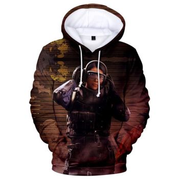 Hot Game Rainbow Six Siege 3D Printing Hooded Sweatshirt Hip Hop Pullover Hoodie