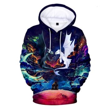How To Train Your Dragon 3D Printed Hoodies &#8211; Fashion Hooded Sweatshirts