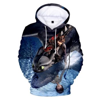 How To Train Your Dragon 3D Printed Sweatshirts &#8211; Fashion Hooded Hoodies