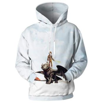 How To Train Your Dragon Hoodies &#8211; Anime 3D Print Sweatshirts